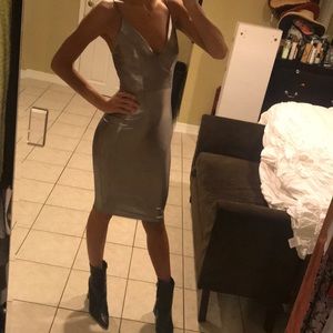 Shiny Silver Dress